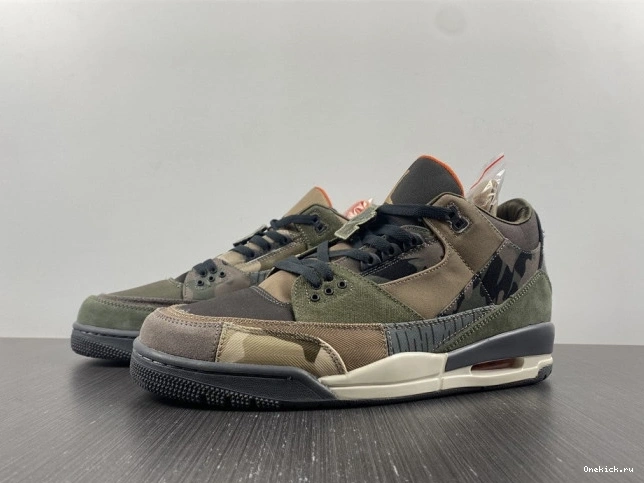 One Kick 3 Patchwork Camo Retro Air DO1830-200 Jordan 0730